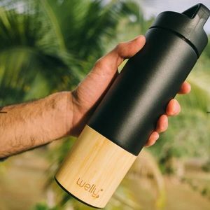 Welly 18 oz. Vacuum Insulated Stainless Steel Wide Mouth Water Bottle